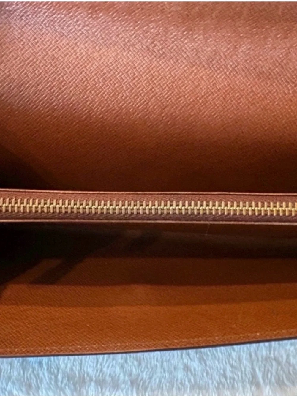 Louis Vuitton Authenticated-Long Wallet-COA-“80s Vintage Box+Dust bag